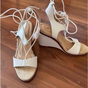 Aldo lace up wedges